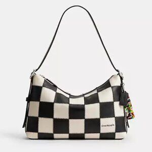 NWT Coachtopia Alter/Ego Slouchy Shoulder Bag In Upcrafted Black & White Leather